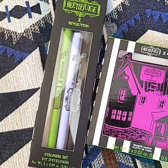 Makeup Revolution Other - Revolution Tim Burton's Beetlejuice Eyeliner And Shadow  Halloween